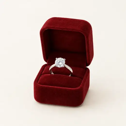 Diamond Solitaire Ring, 1 ct