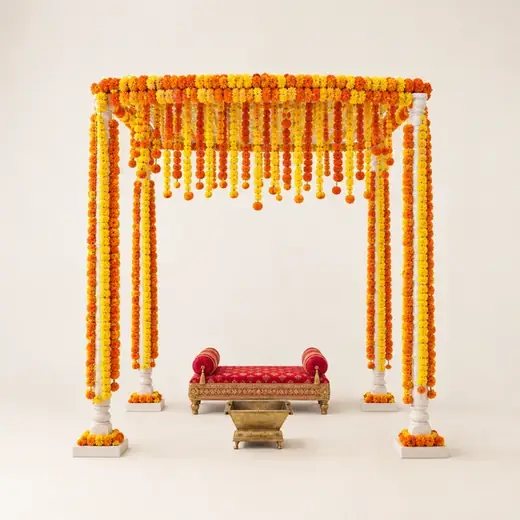 Marigold Mandap Decor Package
